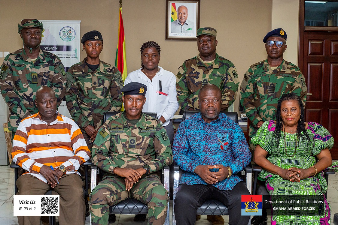 7 GARRISON COMMANDER CALLS ON VOLTA REGIONAL MINISTER