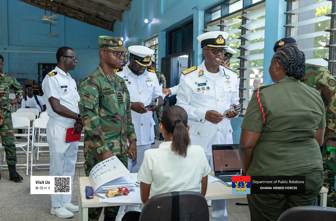 CSO AT NHQ VISITS ENC RECRUITMENT CENTRE
