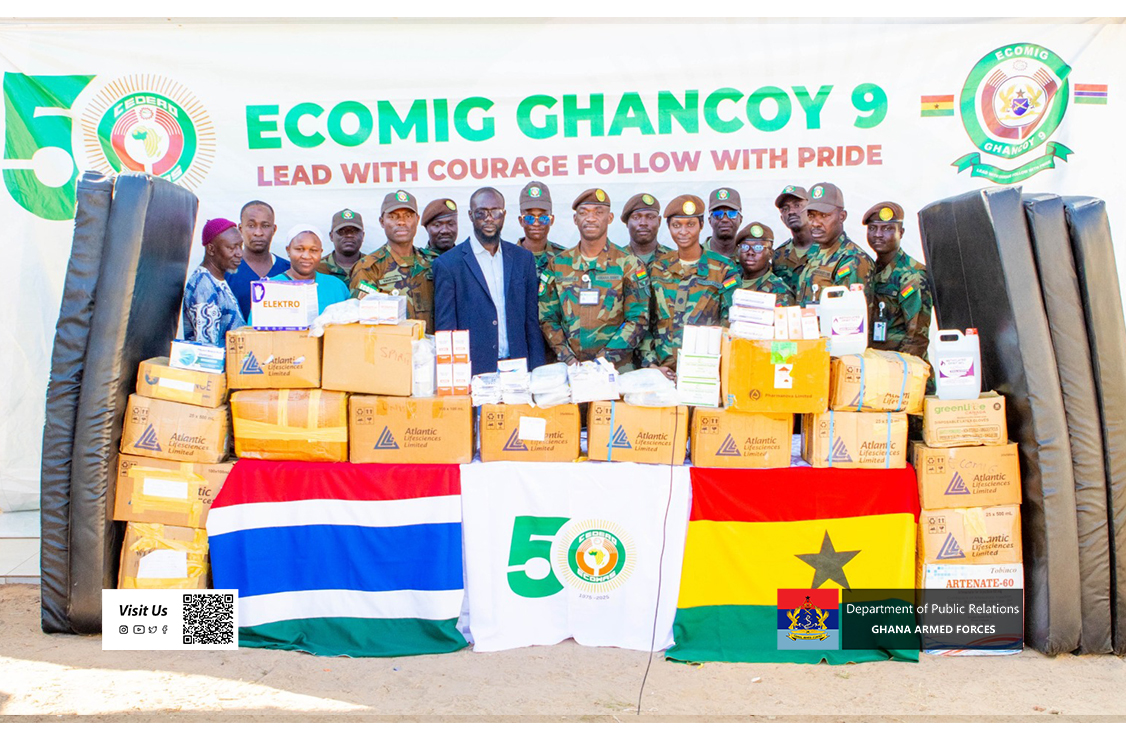 ECOMIG GHANCOY 9 Donates Medical Supplies to Essau General Hospital - Image 2